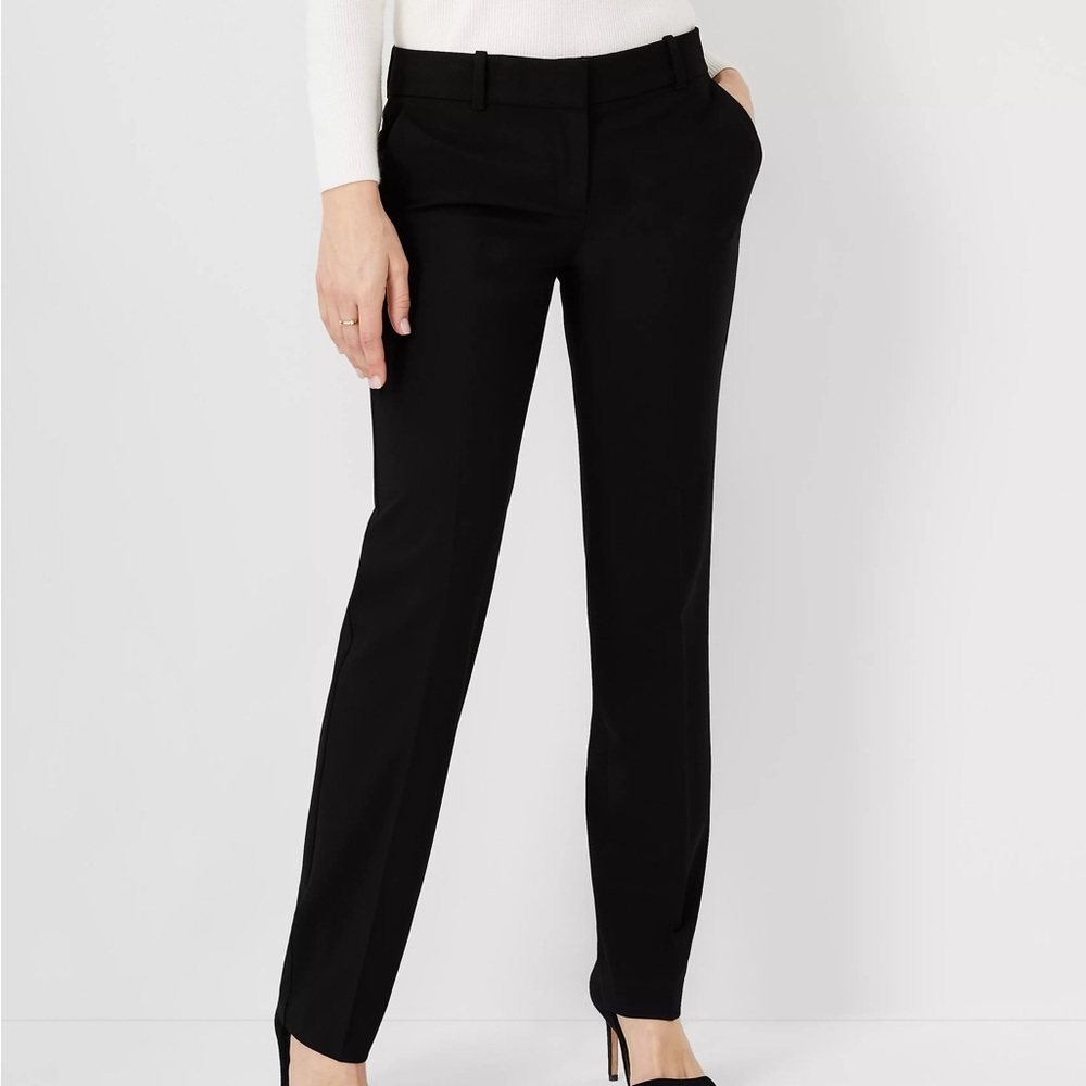 Banana Republic Black Straight Leg Trousers